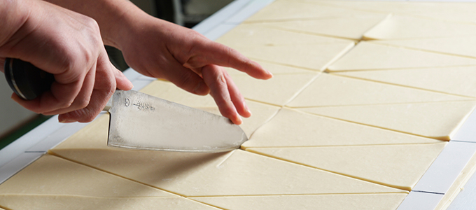 クロワッサンの生地